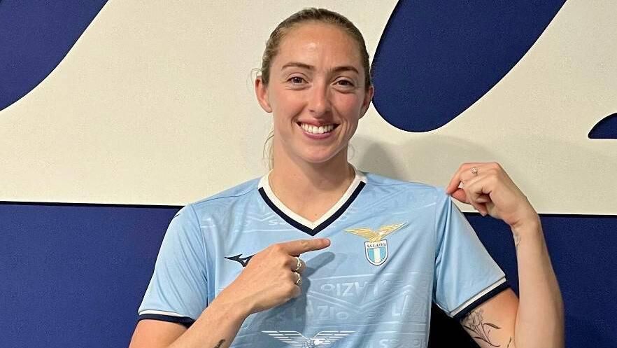 ROME SWEET ROME: Republic of Ireland international Megan Connolly has signed for S.S. Lazio on a free transfer. Pic: Lazio.