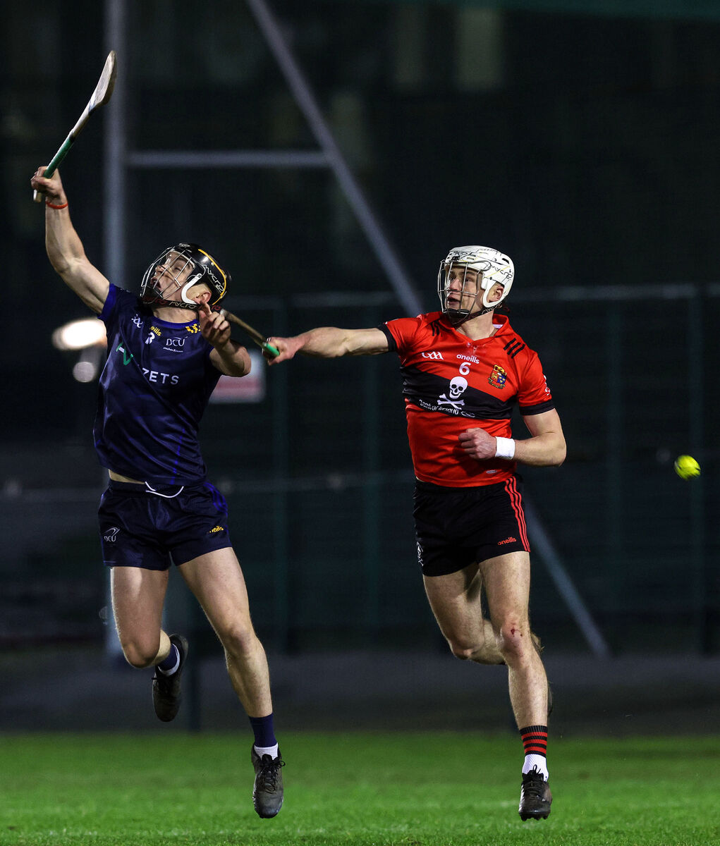 Ciarán Doolan of UCC contests possession with DCU's Denis Walsh. Picture: Inpho/Lorraine O'Sullivan Ciarán Doolan of UCC contests possession with DCU's Denis Walsh. Picture: Inpho/Lorraine O'Sullivan