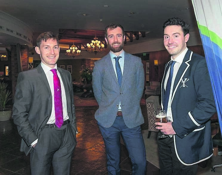 Paul O’Donovan, Fionnan Tolan, and Daire Lynch at the Rowing Ireland annual awards. Picture: John O’Shaughnessy
Paul O’Donovan, Fionnan Tolan, and Daire Lynch at the Rowing Ireland annual awards. Picture: John O’Shaughnessy
