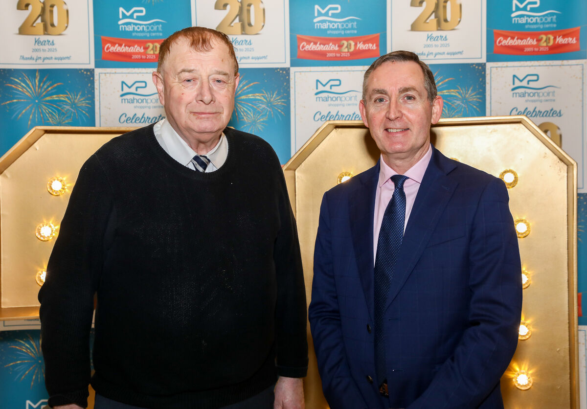 Tom O'Mahony, who has worked at the centre since it opened, pictured with Centre Director Justin Young. Tom O'Mahony, who has worked at the centre since it opened, pictured with Centre Director Justin Young.