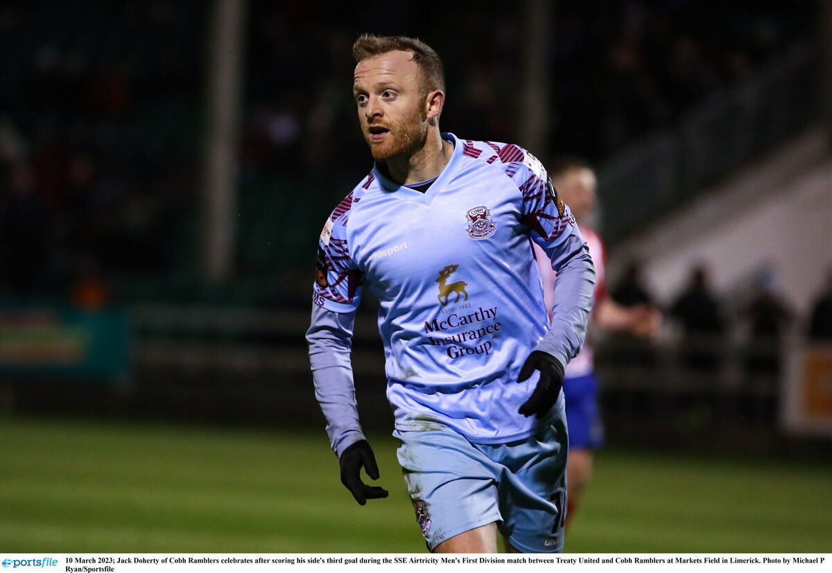 Jack Doherty is a huge signing for Cobh Ramblers. Picture: Michael P Ryan/Sportsfile Jack Doherty is a huge signing for Cobh Ramblers. Picture: Michael P Ryan/Sportsfile