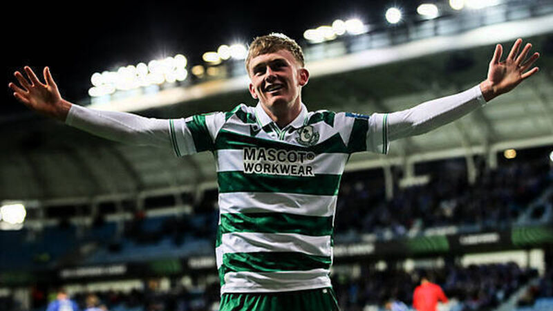 16-year-old scores winning goal for Shamrock Rovers during debut in UEFA Conference League