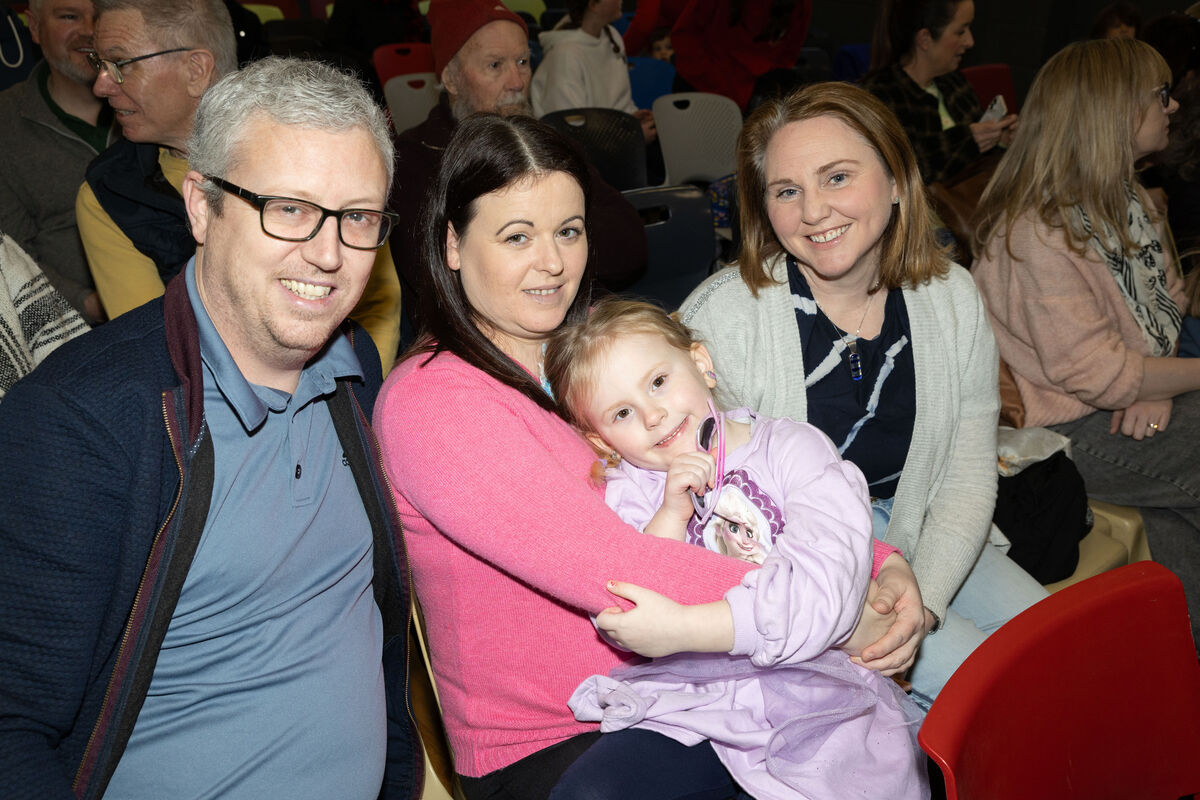 Vincent Twomey, Mia Twomey, Jessica Leahy, and Ciara Concannon at the Children’s Talent Show fundraiser in the Crosshaven Community Centre. Vincent Twomey, Mia Twomey, Jessica Leahy, and Ciara Concannon at the Children’s Talent Show fundraiser in the Crosshaven Community Centre.