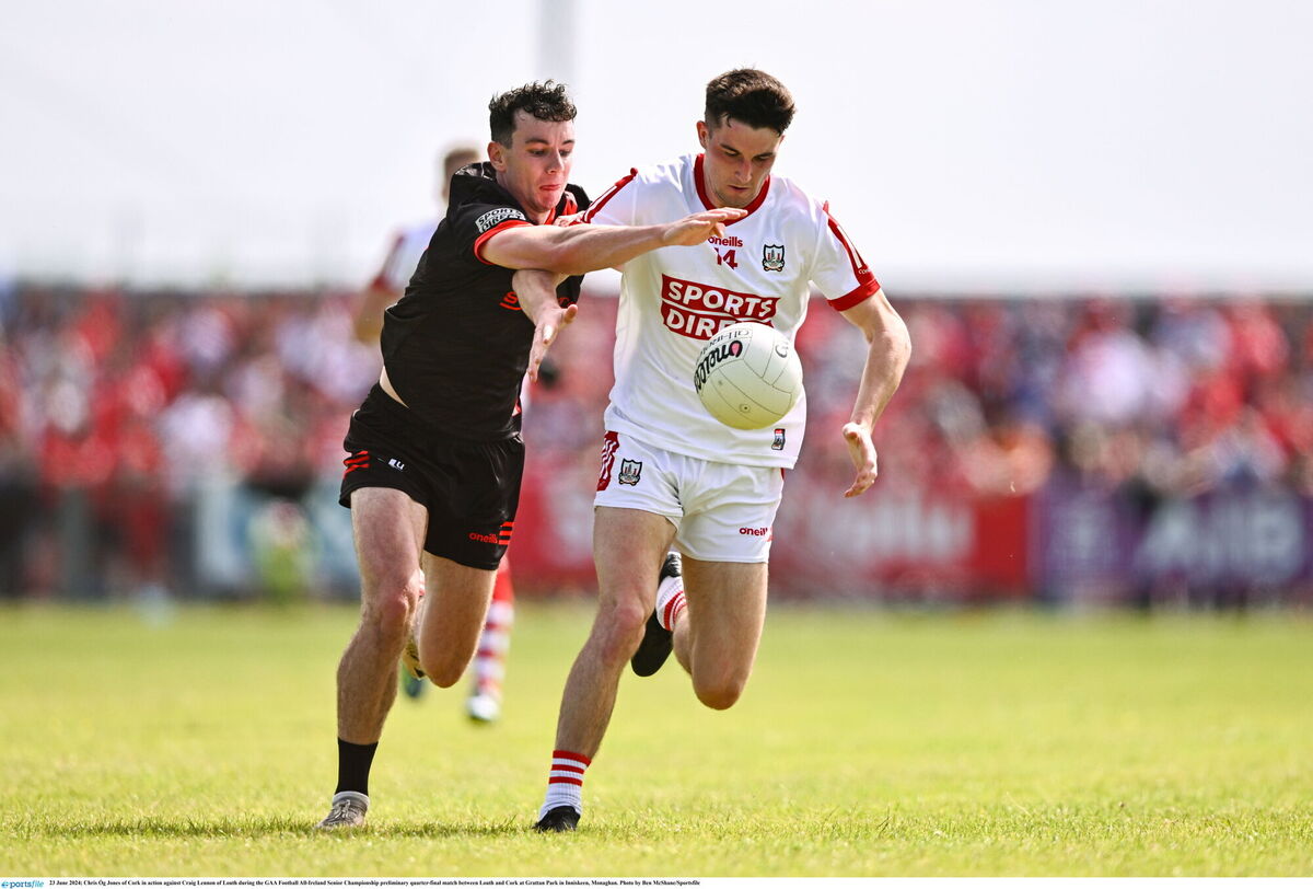 Chris Óg Jones in action for Cork last year. Picture: Ben McShane/Sportsfile