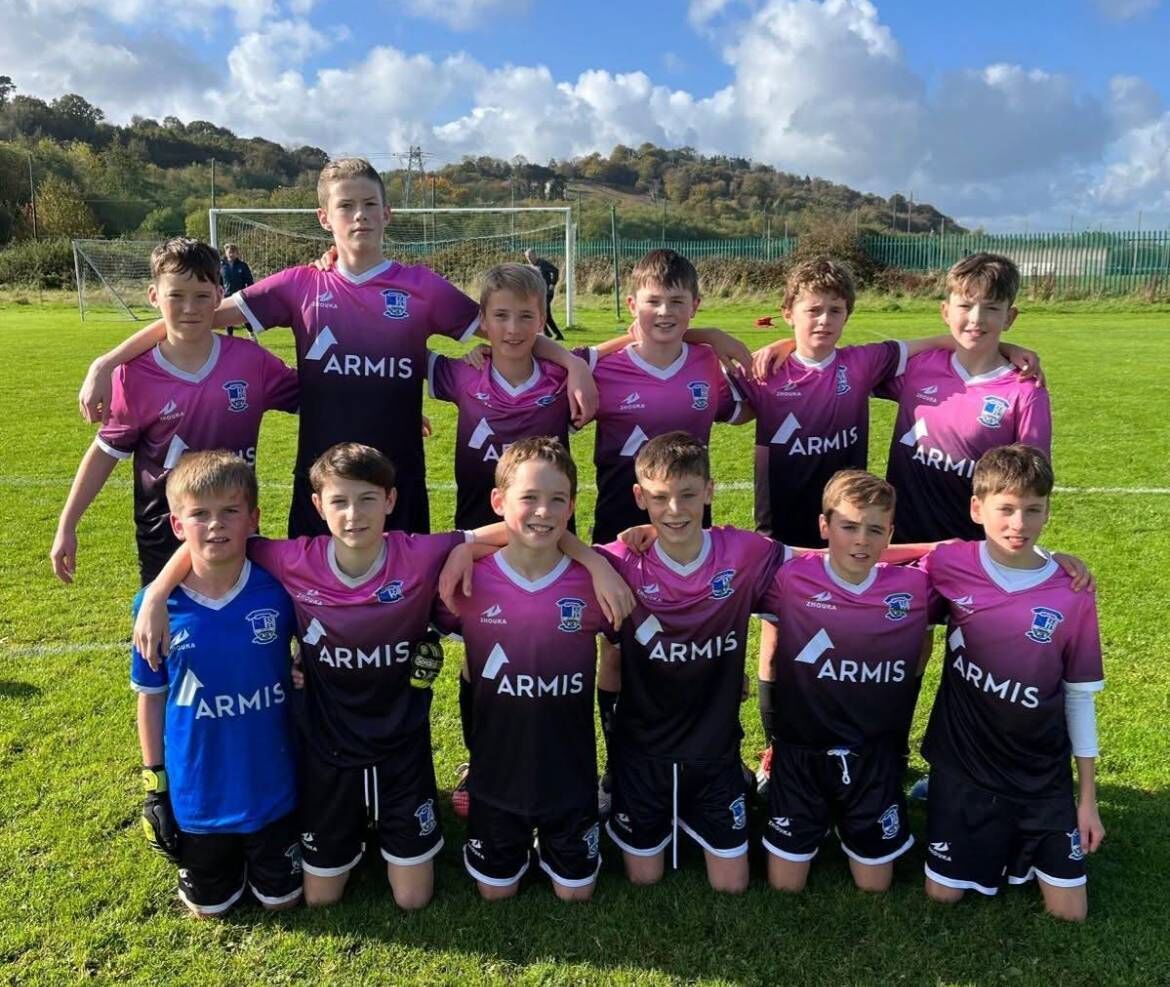 The Ballinhassig AFC U13 squad. 