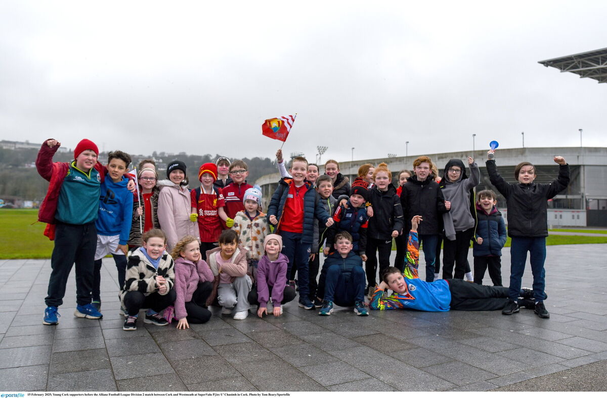 Young Cork supporters before the win over Westmeath at SuperValu Páirc Uí Chaoimh. Picture: Tom Beary/Sportsfile Young Cork supporters before the win over Westmeath at SuperValu Páirc Uí Chaoimh. Picture: Tom Beary/Sportsfile
