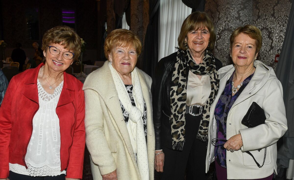  Mary Savage, Anne Buckley, Mary Murphy and Mary Forde, enjoying the Douglas Young at Heart St Valentine's tea dance at the Rochestown Park Hotel. Picture: David Keane