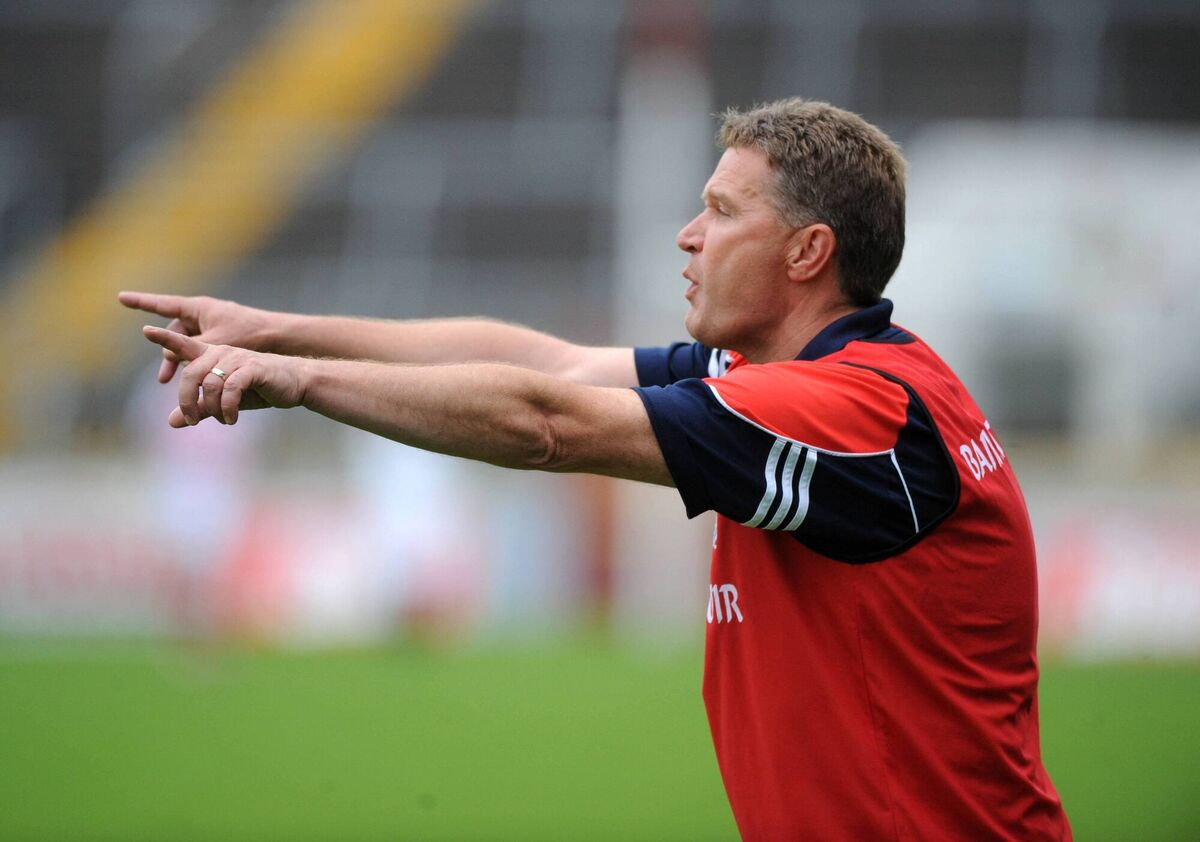 Mossie Barrett when he was Cork Junior football boss in 2009. Picture: Eddie O'Hare