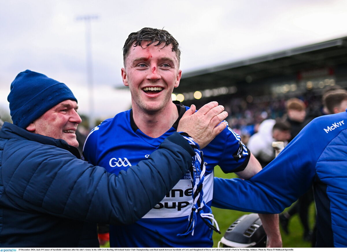 Jack O'Connor, seen here after Sarsfields' win over Slaughtneil in the AIB All-Ireland Club SHC semi-final, is likely to feature for Cork against Tipperary. Picture: Piaras Ó Mídheach/Sportsfile Jack O'Connor, seen here after Sarsfields' win over Slaughtneil in the AIB All-Ireland Club SHC semi-final, is likely to feature for Cork against Tipperary. Picture: Piaras Ó Mídheach/Sportsfile