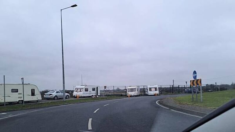Travellers face jail unless caravans are removed from site of €31m Limerick roadway, judge warns Travellers face jail unless caravans are removed from site of €31m Limerick roadway, judge warns