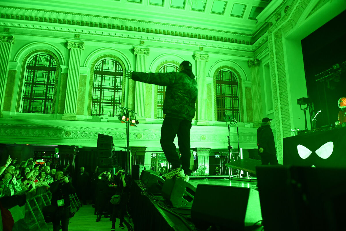  Kneecap at City Hall, Cork City on 12th February 2025. Pic Larry Cummins