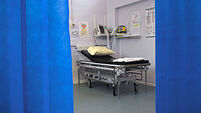 A hospital trolley