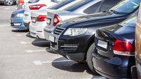 cars in the parking lot
