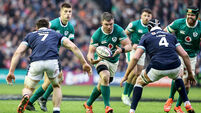Peter O'Mahony comes up against Rory Darge and Jonny Gray 9/2/2025