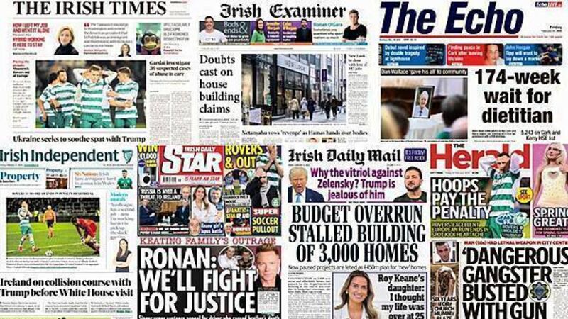 What the papers say: Friday's front pages