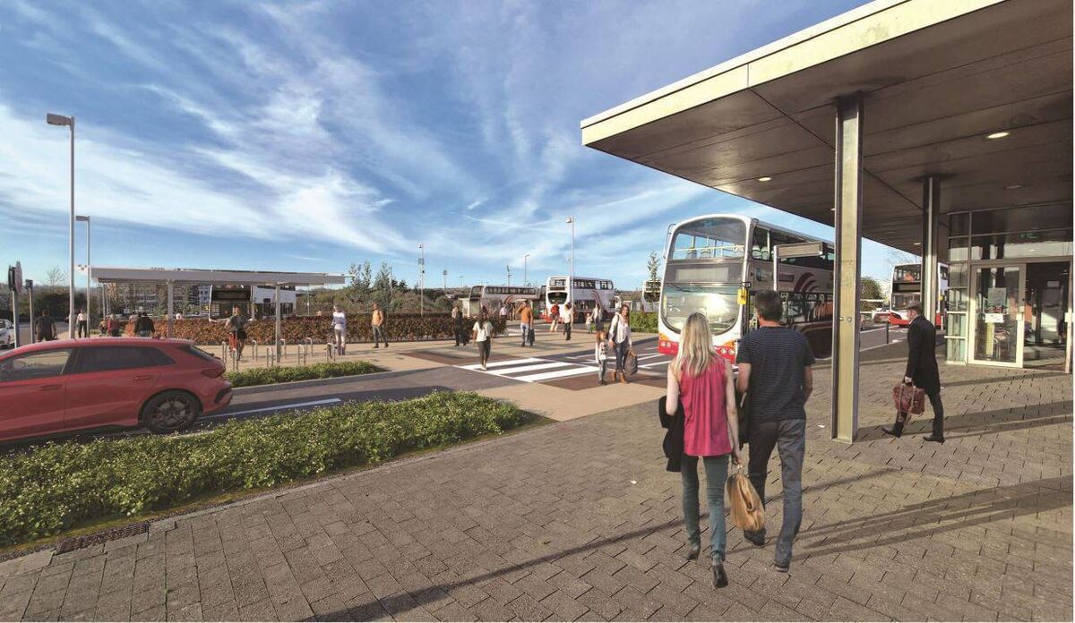 Plans have been unveiled for a major new bus interchange at the Black Ash Park and Ride, a project which has been described as a “key element of the wider BusConnects Cork scheme”. Image via Cork City Council. Plans have been unveiled for a major new bus interchange at the Black Ash Park and Ride, a project which has been described as a “key element of the wider BusConnects Cork scheme”. Image via Cork City Council.
