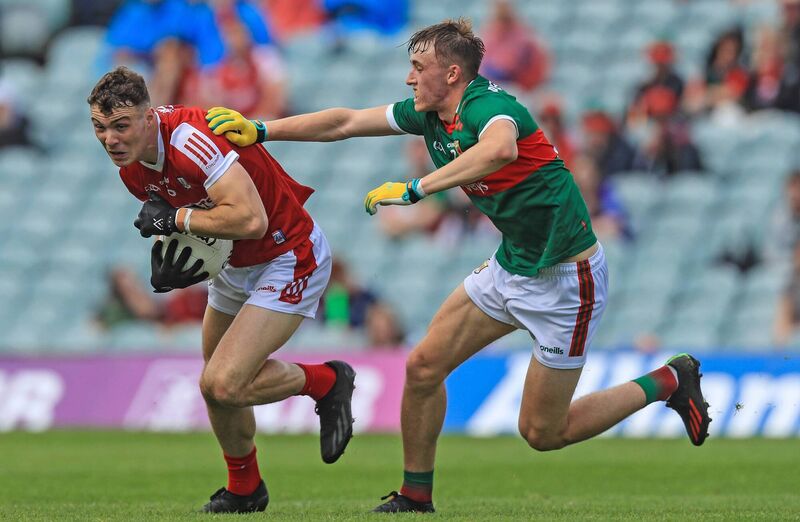 Cork's Daniel O'Mahony in action against Mayo in the All-Ireland group stage clash two years ago. Picture: INPHO/Evan Treacy
