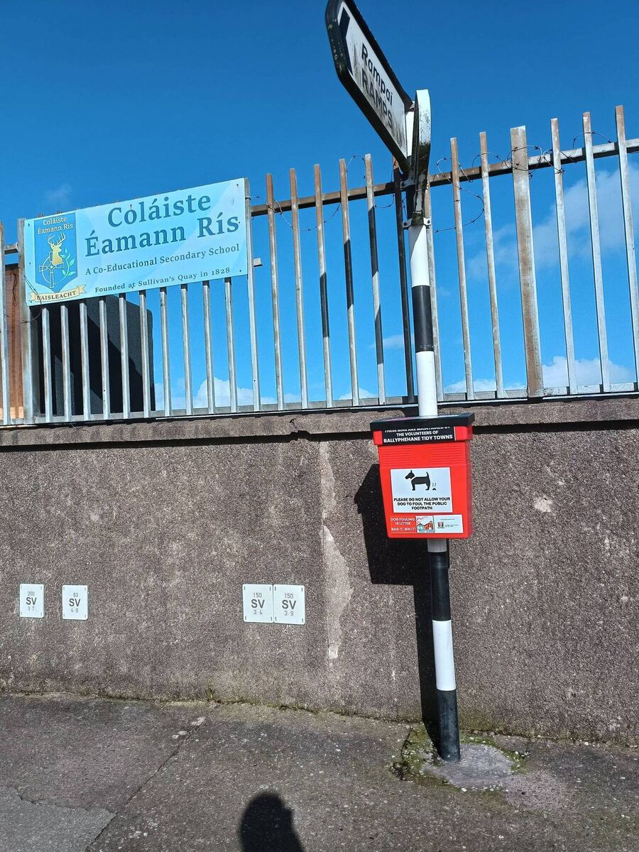 New dog poo bins have been installed in Ballyphehane thanks to Ballyphehane Tidy Towns and Cork City Council.
