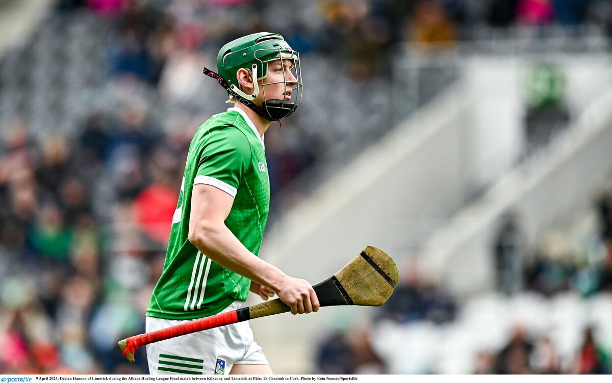 Declan Hannon playing for Limerick in 2023. Photo by Eóin Noonan/Sportsfile