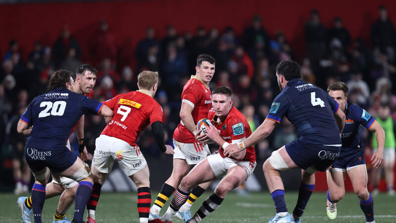 Munster pick up bonus points despite URC defeat in Cork to Edinburgh Munster pick up bonus points despite URC defeat in Cork to Edinburgh