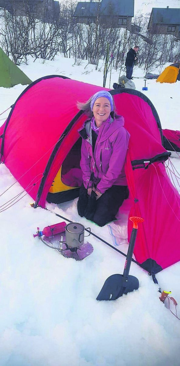 Olivia Keating trained for her Arctic expedition by trailing a 20 kilo fire brigade truck tyre behind her on Garrylucas beach at Garretstown - to replicate pulling a sled. Lots of curious people asked her what she was at! Olivia Keating trained for her Arctic expedition by trailing a 20 kilo fire brigade truck tyre behind her on Garrylucas beach at Garretstown - to replicate pulling a sled. Lots of curious people asked her what she was at!