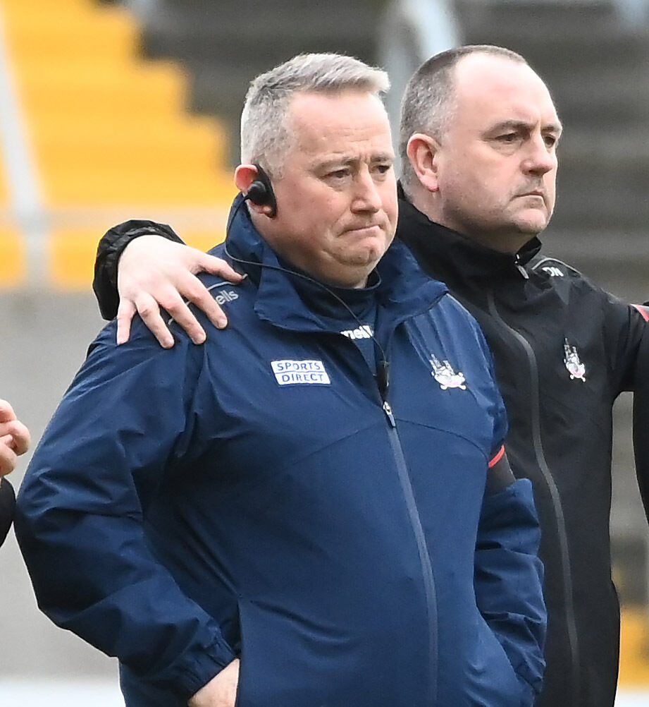 Cork manager Pat Ryan during the tribute to his brother Ray at SuperValu Páirc Uí Chaoimh. Picture: Eddie O'Hare