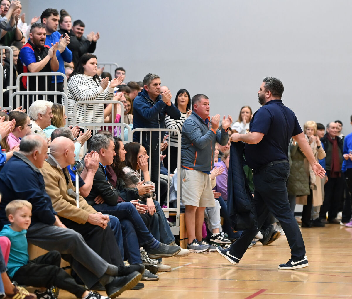 UCC Demons' coach Daniel O'Mahony who was ejected following two technical fouls against Killester during the Men's Super League at The Mardyke Arena. Picture: Eddie O'Hare