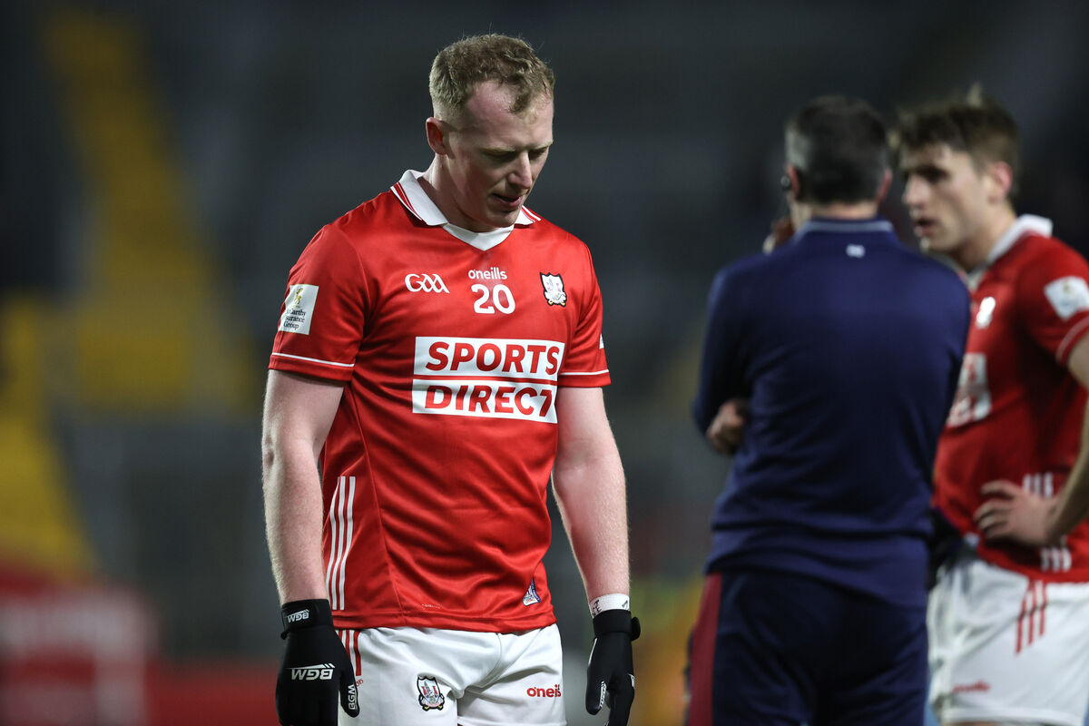 Cork's Conor Cahalane after defeat to Roscommon. Picture: ©INPHO/Bryan Keane