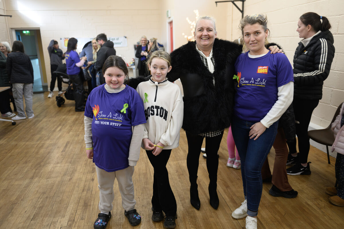 Alexia Hogan, Taylor Hickey, Pamala Hogan, and Sarah O’Riordan at the Kerrigan Tyrell Centre.