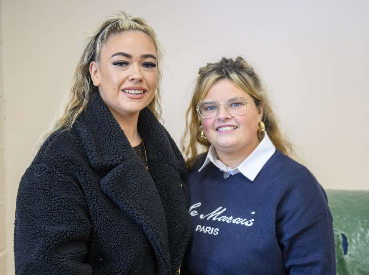 Joanne Coakley and Natasha McCarthy at the Shine A Light suicide and mental health awareness afternoon