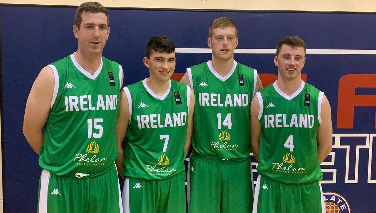 Current and former Ballincollig basketball club members Kieran O'Brien, Dylan Corkery, Ronan O'Sullivan and Adrian O'Sullivan represented Ireland recently.