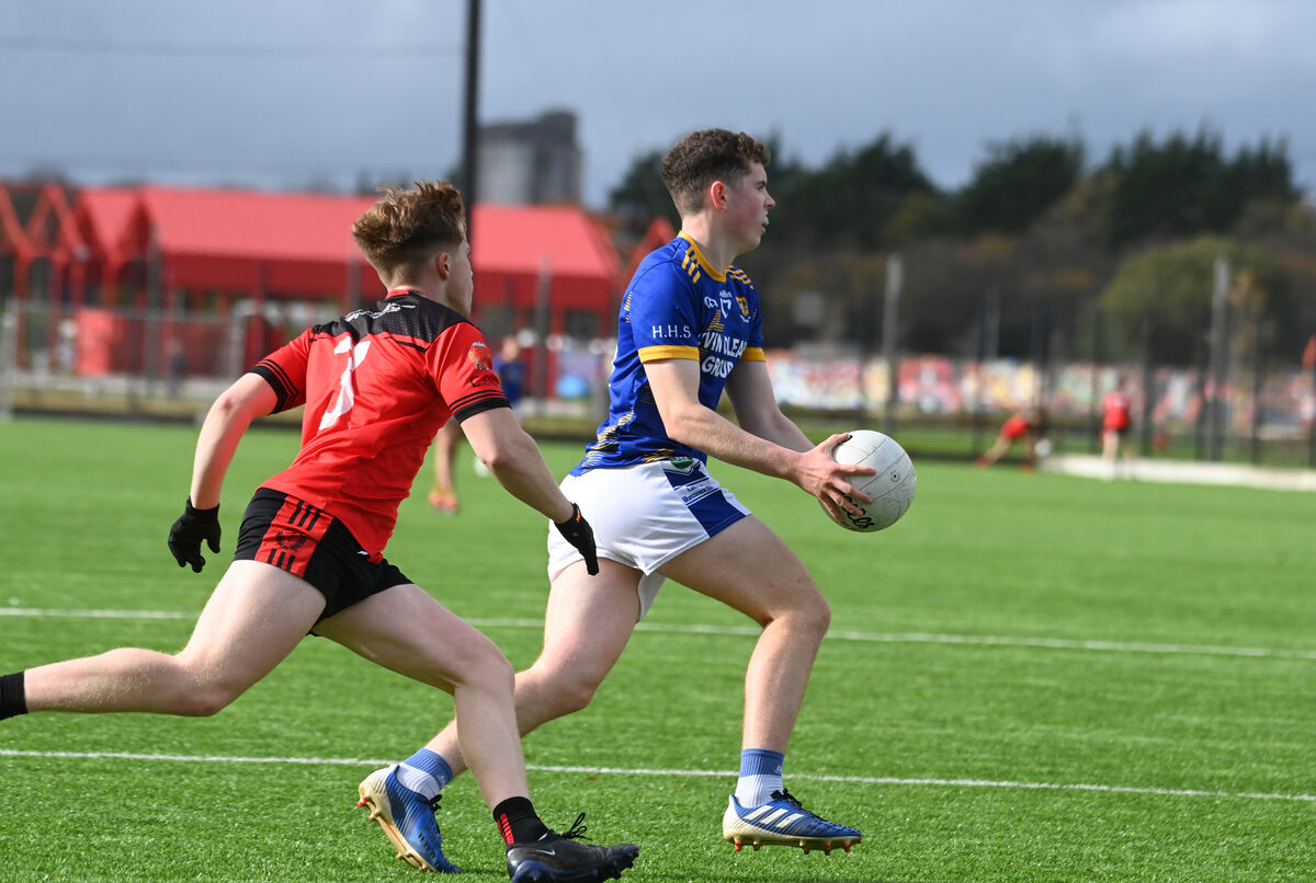  Eoin Maguire in action for Hamilton High School Bandon earlier this season. Picture: Larry Cummins