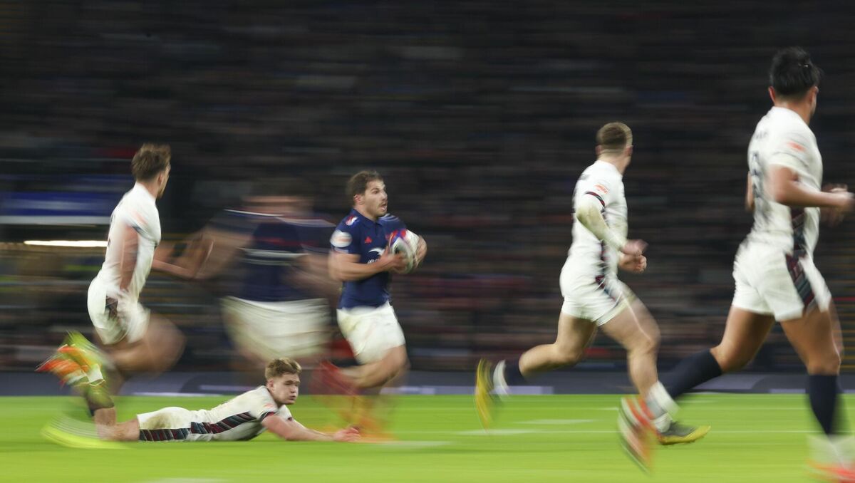 France's Antoine Dupont takes on England. Picture: AP Photo/Ian Walton France's Antoine Dupont takes on England. Picture: AP Photo/Ian Walton