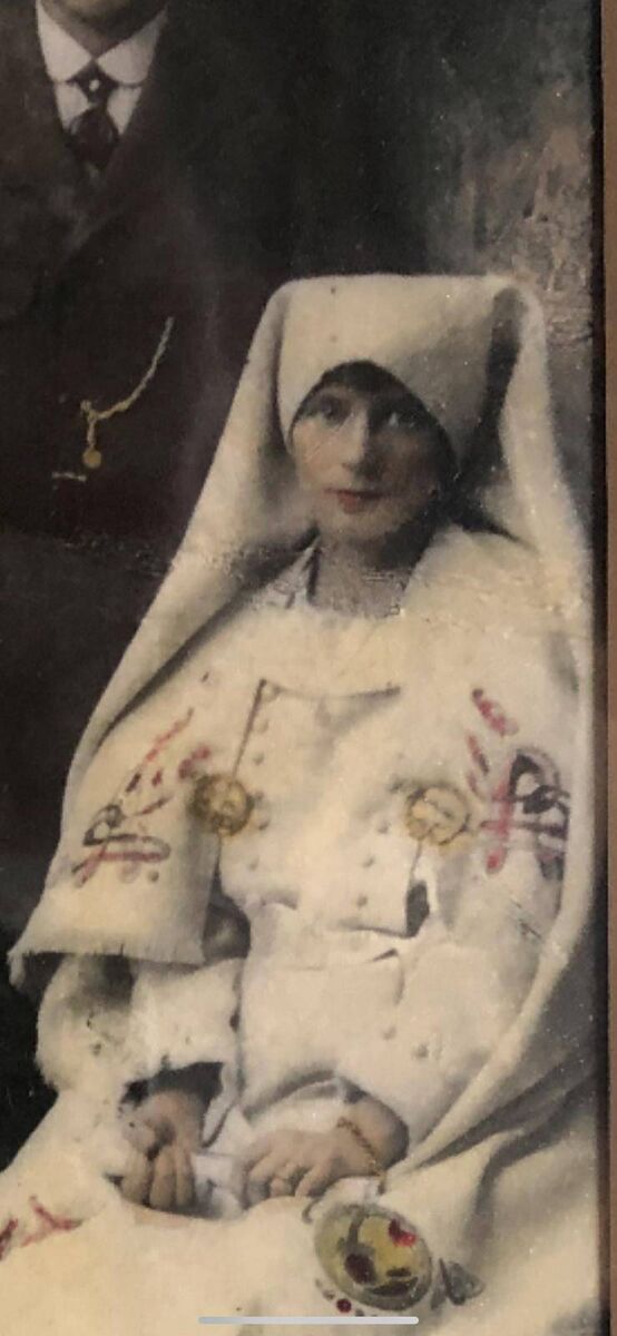 Mamie on her wedding day. From The Hegarty's of the Laurels: a Story of Unsung Heroism (by Jim Hegarty). Mamie on her wedding day. From The Hegarty's of the Laurels: a Story of Unsung Heroism (by Jim Hegarty).