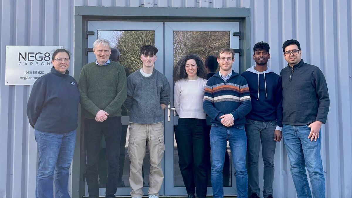 Cork BT Young Scientist awardee hailed as an 'inspiration' during visit to carbon tech company