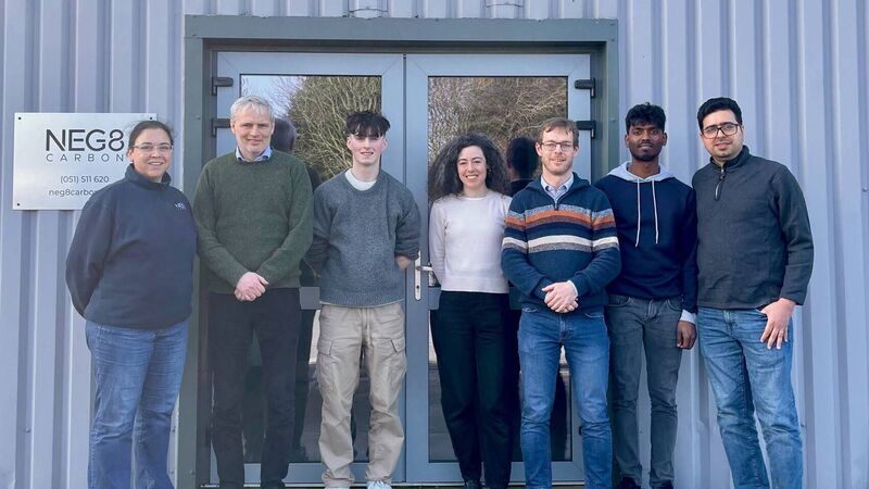 Cork BT Young Scientist awardee hailed as an 'inspiration' during visit to carbon tech company