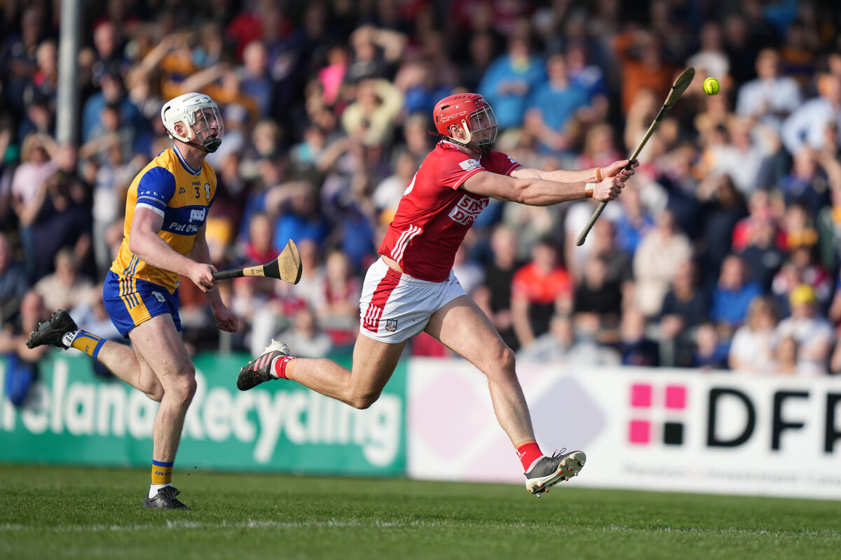 Brian Hayes scores his first goal. Picture: James Lawlor Brian Hayes scores his first goal. Picture: James Lawlor