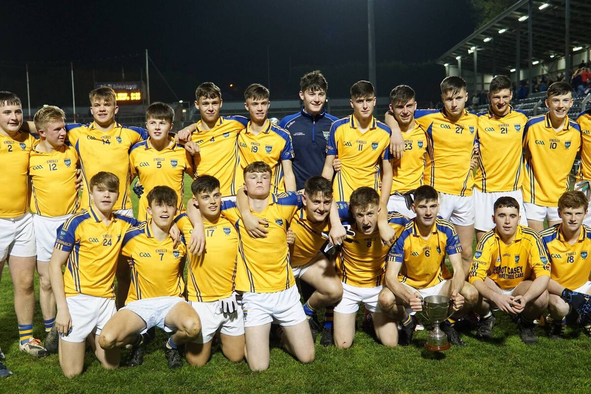 Michael O'Sullivan, back row, sixth player in from the left after Kilshannig won the Premier 2 MFC in 2018. Michael O'Sullivan, back row, sixth player in from the left after Kilshannig won the Premier 2 MFC in 2018.