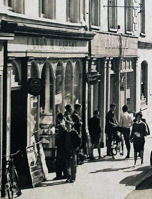 McCarthy’s newsagents on Main Street, Midleton, in the early 1960s, not long after it opened