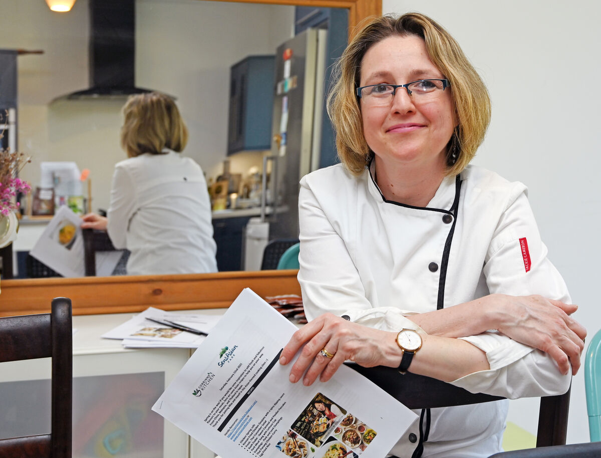 Corrine set up Corrine's Kitchen back in 2019. Picture: Eddie O'Hare Corrine set up Corrine's Kitchen back in 2019. Picture: Eddie O'Hare