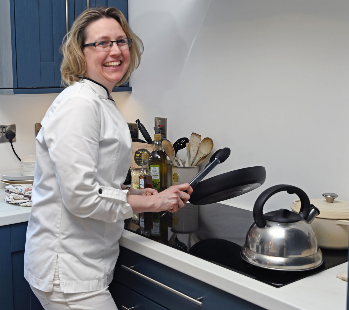 “I have found that I love to cook for others and when you do something you love, you get that dopamine hit," said Corrine. Picture: Eddie O'Hare “I have found that I love to cook for others and when you do something you love, you get that dopamine hit," said Corrine. Picture: Eddie O'Hare