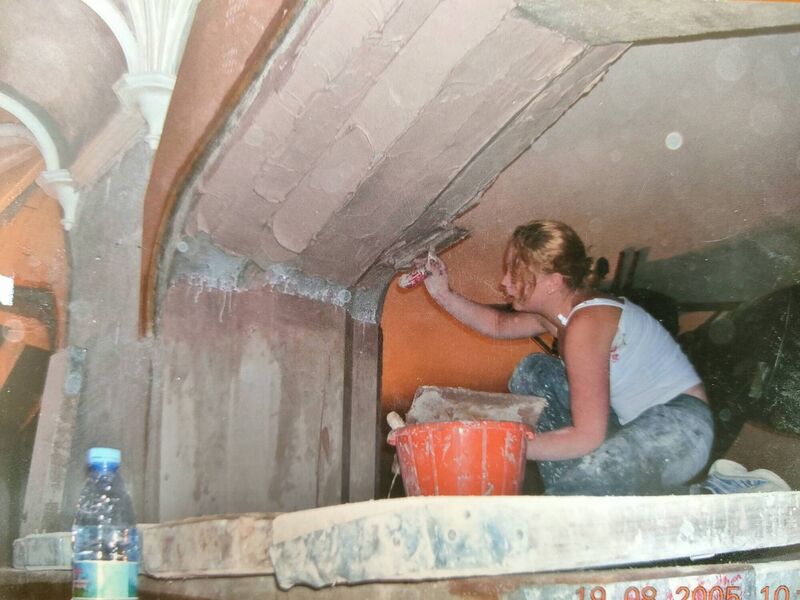 Dolcie says it’s a ‘privilege’ to be able to work on such a range of buildings.