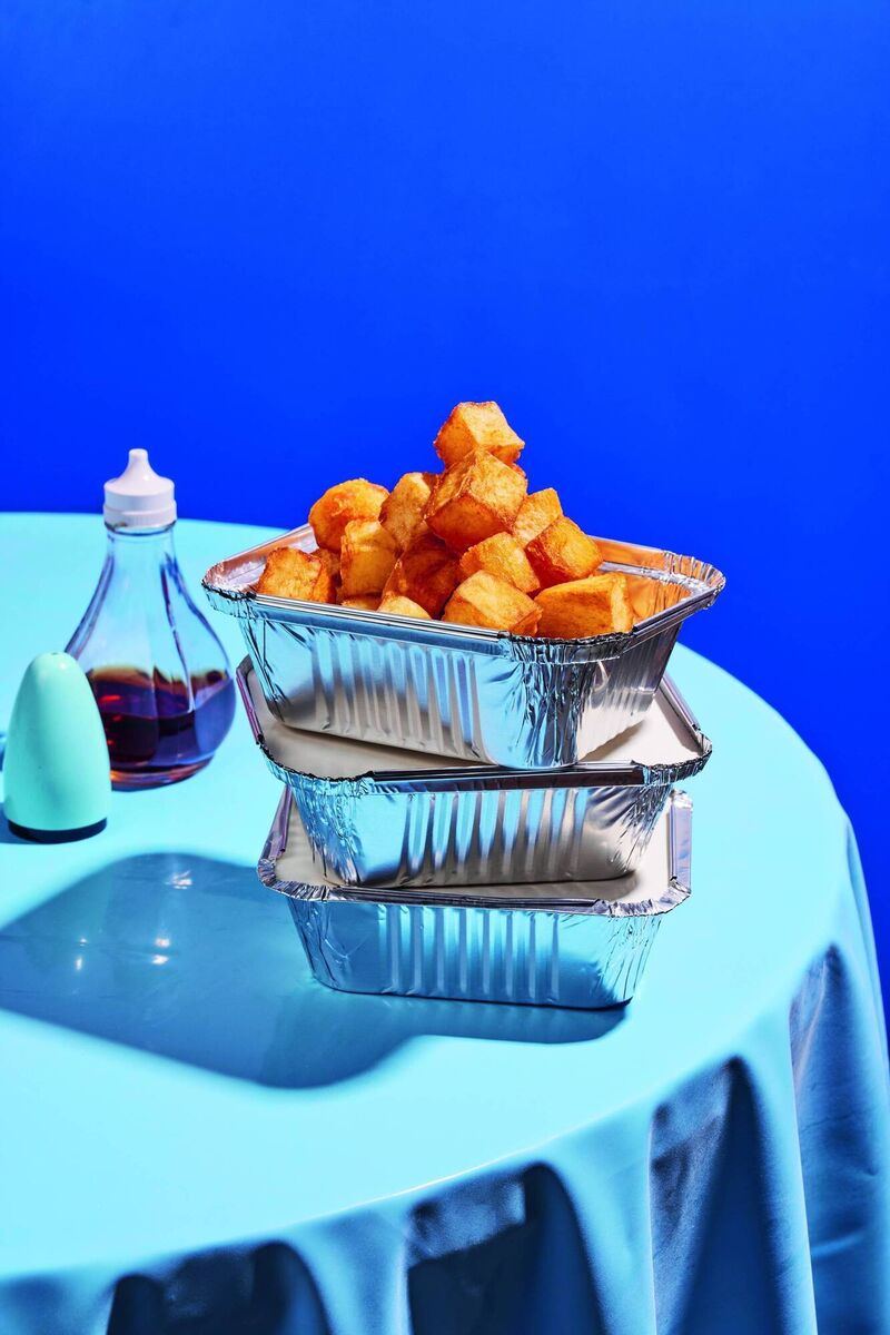 Salt and vinegar crispy cubes from The Potato Book by Poppy Cooks. Picture: Ellis Parrinder/PA Salt and vinegar crispy cubes from The Potato Book by Poppy Cooks. Picture: Ellis Parrinder/PA