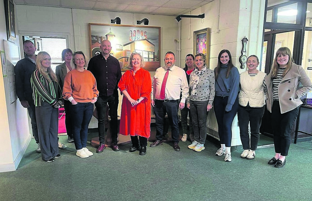 Dr Linda Doyle, Provost of Trinity College Dublin, paid a visit to Presentation Secondary School, Ballyphehane, last week as the school celebrated International Women’s Day.