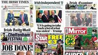 What the papers say: Thursday's front pages