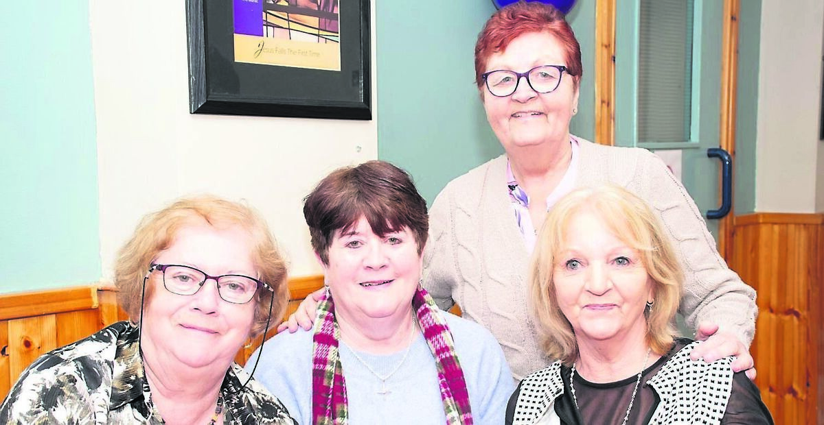 Mary Byrd, Margaret McCormack, Veronica O’Connor, and Anna Cotter from Gurranabraher attending the recent International Women’s Day social in Farranree Community Centre. Picture: Howard Crowdy
Mary Byrd, Margaret McCormack, Veronica O’Connor, and Anna Cotter from Gurranabraher attending the recent International Women’s Day social in Farranree Community Centre. Picture: Howard Crowdy