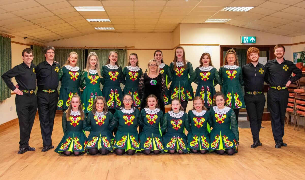 Members of the Attridge Academy of Irish Dance.