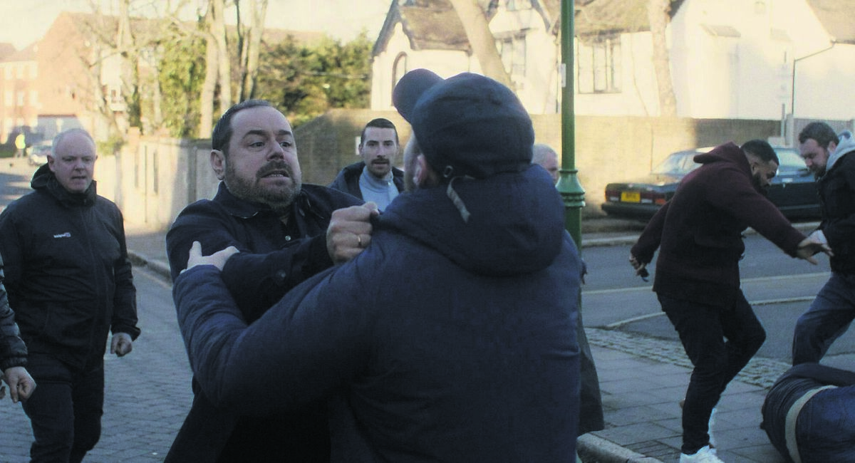 Danny Dyer as the football hooligan Jack, who the actor says shines a light on toxic masculinity and the everyday mental health issues facing some men.