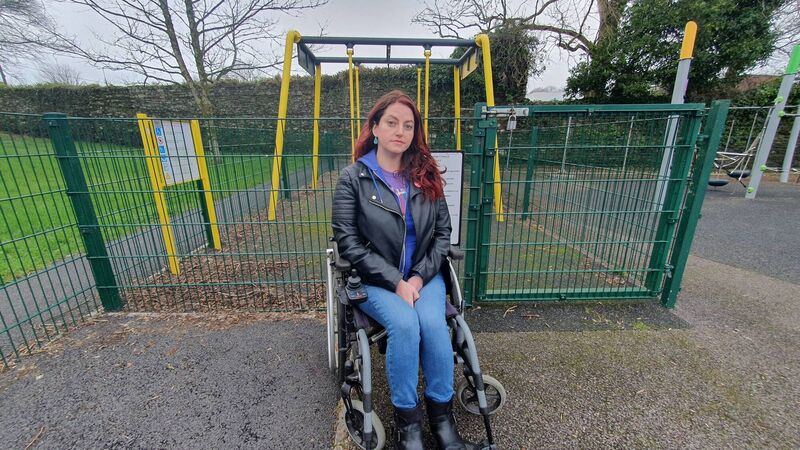 Wheelchair swing now accessible without restrictions in West Cork town Wheelchair swing now accessible without restrictions in West Cork town