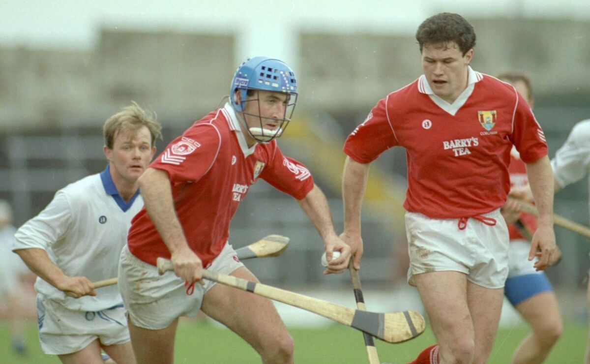 Ger Fitzgerald in action against Waterford in 1992, the year he captained Cork.